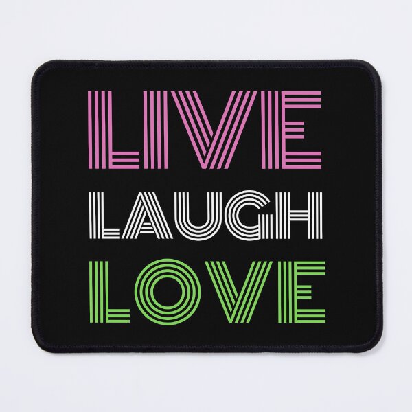 Item preview, Live Laugh Love - Short Motivational Quote | Colorful Retro Love Typography designed and sold by Delandor.