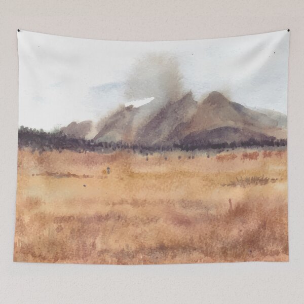 Item preview, Savannah Nature Landscape Watercolor designed and sold by Yorda Creative.