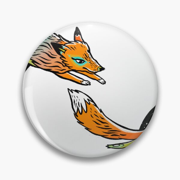 Item preview, Colorful fox in magic teleport designed and sold by PenguinHouse.