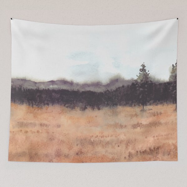 Item preview, Beautiful Savannah Nature Landscape Watercolor designed and sold by Yorda Creative.