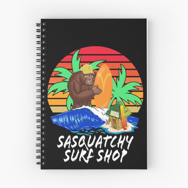 Item preview, Sasquatchy Tiki Hut Surf Shop Funny designed and sold by Aidallnnon.