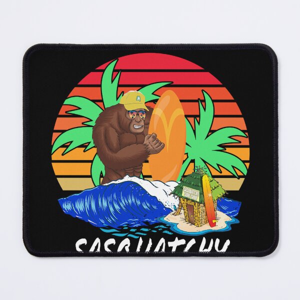 Item preview, Sasquatchy Tiki Hut Surf Shop Funny designed and sold by Aidallnnon.