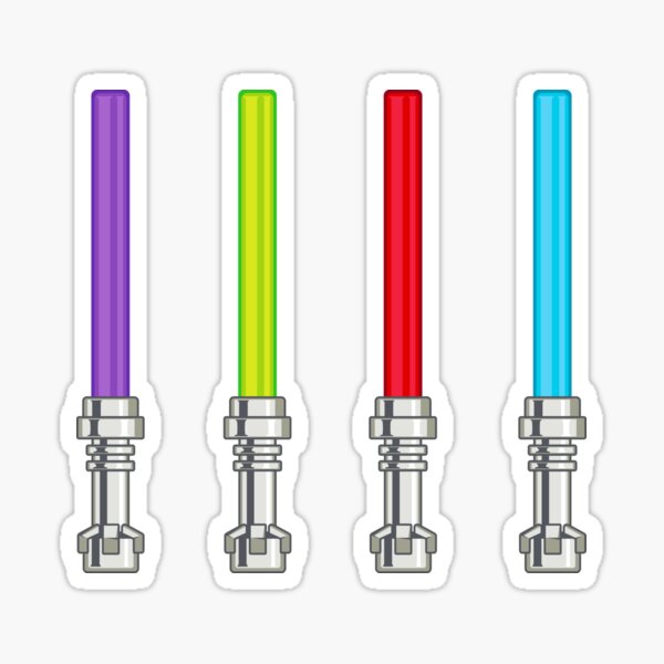 Set of Brick Sabers Sticker