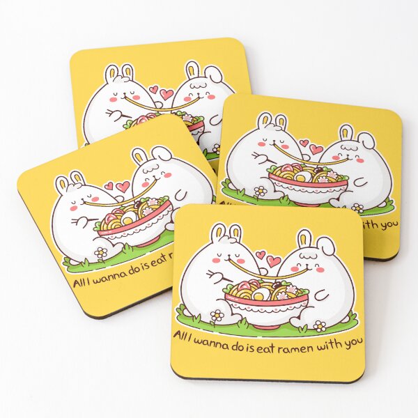 Item preview, Kawaii Bear couples eating ramen  designed and sold by soumayajp.