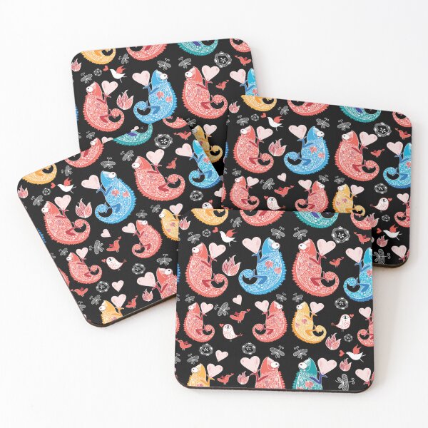 Item preview, Chameleons love pattern designed and sold by Wilkinson39.