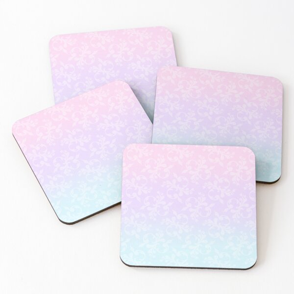 Item preview, Pretty Ombre Pastel Damask Pattern in Pink, Purple and Blue designed and sold by icandyshop.