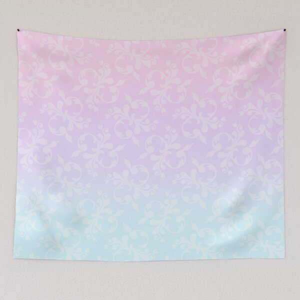 Item preview, Pretty Ombre Pastel Damask Pattern in Pink, Purple and Blue designed and sold by icandyshop.