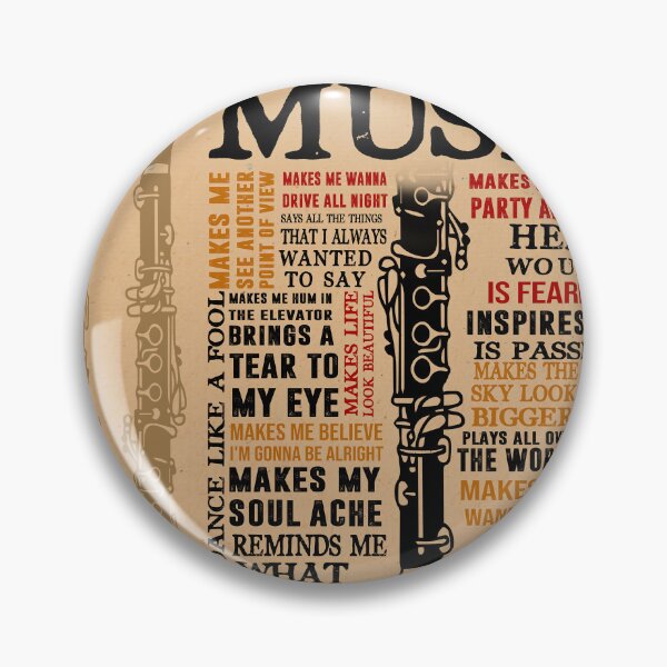 Item preview, Clarinet Music Typography  designed and sold by Wilkinson39.