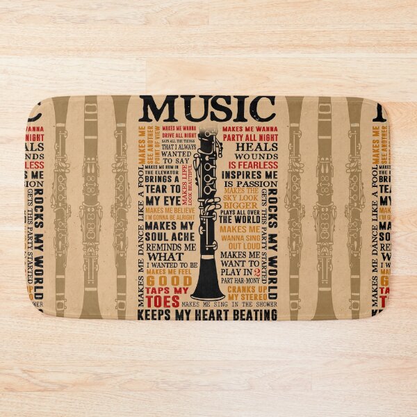 Item preview, Clarinet Music Typography  designed and sold by Wilkinson39.