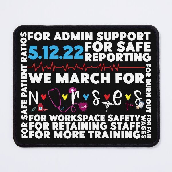 Item preview, We March For Nurses Million Nurse March Women Power Nurse designed and sold by Creativy.