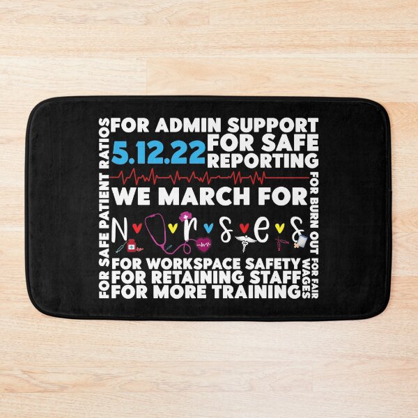 Item preview, We March For Nurses Million Nurse March Women Power Nurse designed and sold by Creativy.