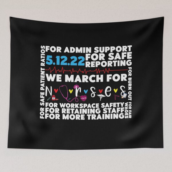 Item preview, We March For Nurses Million Nurse March Women Power Nurse designed and sold by Creativy.