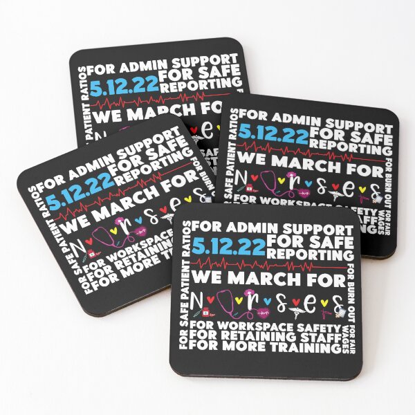 Item preview, We March For Nurses Million Nurse March Women Power Nurse designed and sold by Creativy.