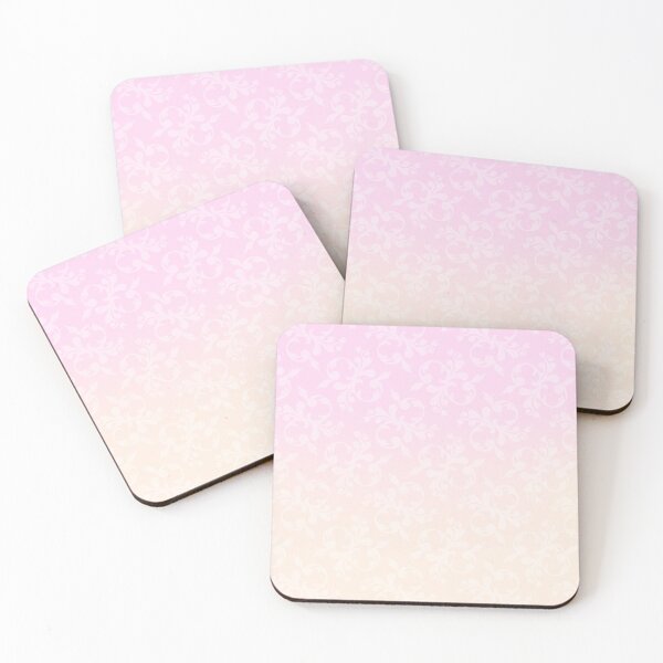 Item preview, Pretty Ombre Pastel Damask Pattern in Pink and Yellow designed and sold by icandyshop.