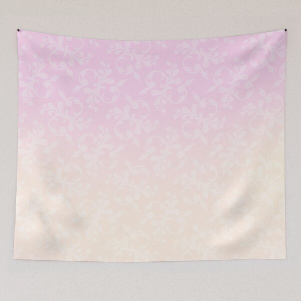 Item preview, Pretty Ombre Pastel Damask Pattern in Pink and Yellow designed and sold by icandyshop.