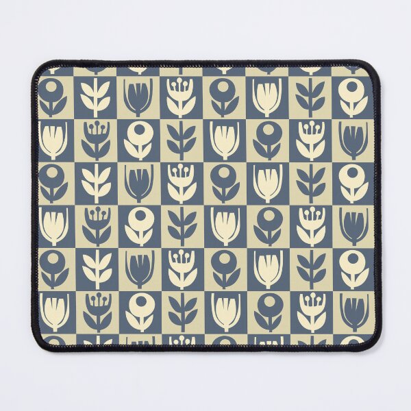 Item preview, Blomma, Retro Flower Checkered Pattern - Retro Styles designed and sold by BesanoStyle.