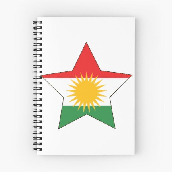Item preview, Kurdistan flag in the shape of a star designed and sold by KurdishShops.