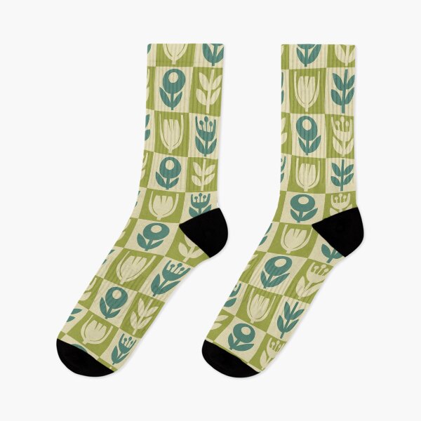 Item preview, Blomma, Retro Flower Checkered Pattern - Retro Styles designed and sold by BesanoStyle.