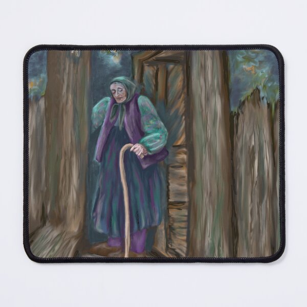 Item preview, Earthy elderly lady, original artworks, wallart, posters, cards, housewares, canvas prints  designed and sold by Freedomworx.