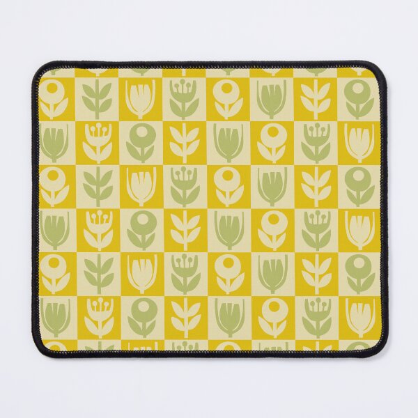 Item preview, Blomma, Retro Flower Checkered Pattern - Retro Styles designed and sold by BesanoStyle.
