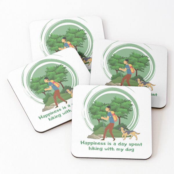 Item preview, Happiness Is A Day Spent Hiking With My Dog designed and sold by Ildar012.