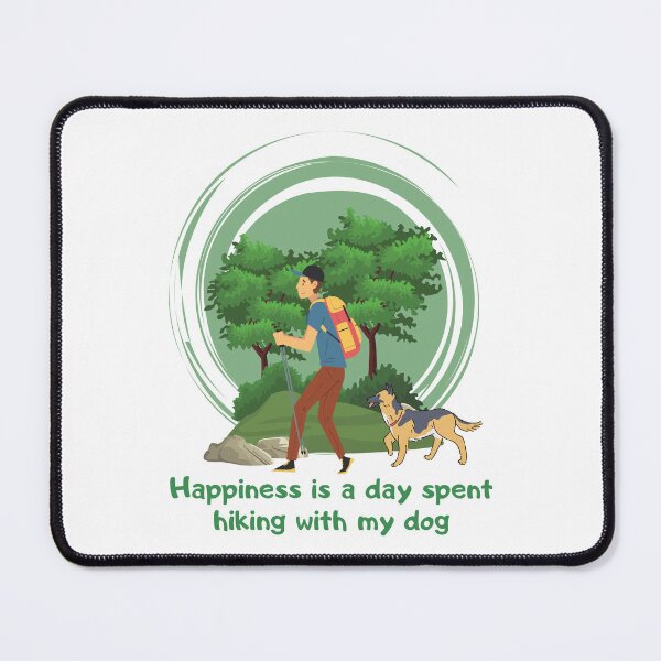 Item preview, Happiness Is A Day Spent Hiking With My Dog designed and sold by Ildar012.