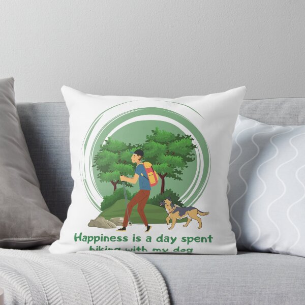 Item preview, Happiness Is A Day Spent Hiking With My Dog designed and sold by Ildar012.