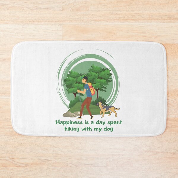 Item preview, Happiness Is A Day Spent Hiking With My Dog designed and sold by Ildar012.