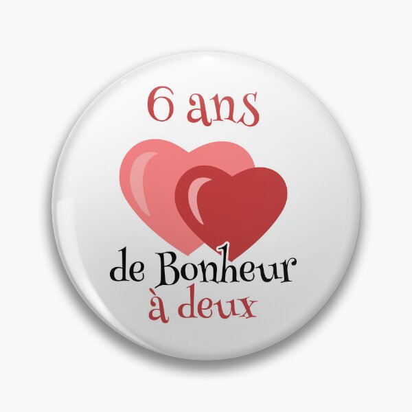 Aperçu de l'œuvre cadeau pour anniversaire de mariage 6 ans créée et vendue par RomualdGR.