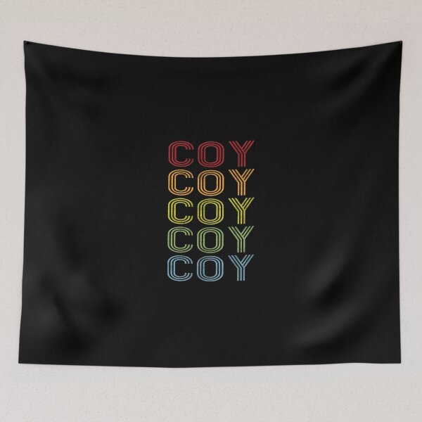 Item preview, Coy Name T Shirt - Coy Vintage Retro Coy Name Gift Item Tee designed and sold by oslandefren.