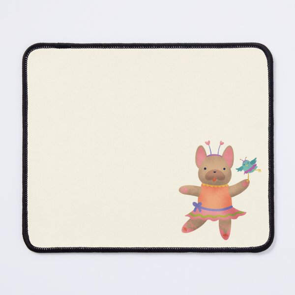 Item preview, Frenchie Ballerina - Cute Dog Illustration - Brown designed and sold by squigglin.