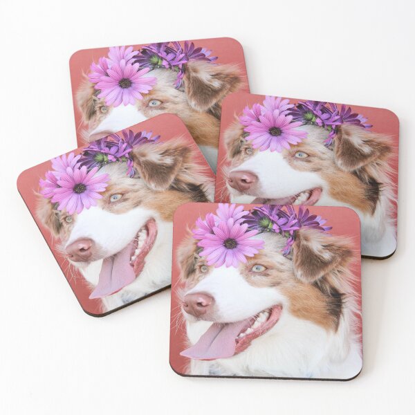 Item preview, Flower Power, Dog with Purple Flowers in the Head designed and sold by marwan elsaeed.
