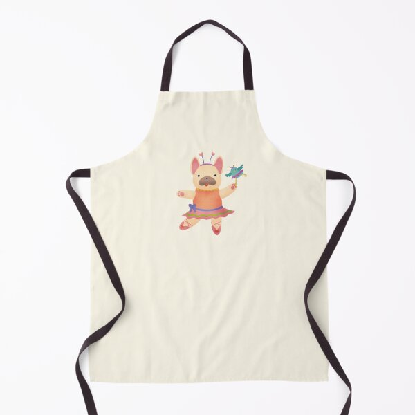 Item preview, Frenchie Ballerina - Cute Dog Illustration - Fawn designed and sold by squigglin.