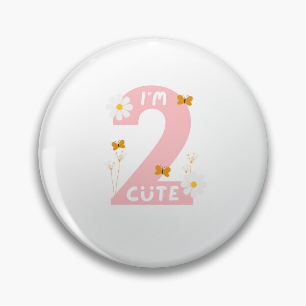 Item preview, I'm two cute, 2nd Birthday Adorable, 2 Years Old Boys and Girls Gift designed and sold by singRsong.