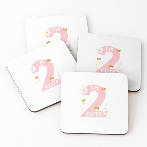 Item preview, I'm two cute, 2nd Birthday Adorable, 2 Years Old Boys and Girls Gift designed and sold by singRsong.