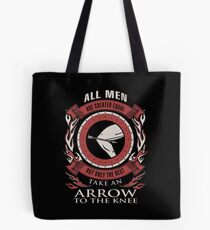 ONLY THE BEST TAKE AN ARROW TO THE KNEE Tote Bag