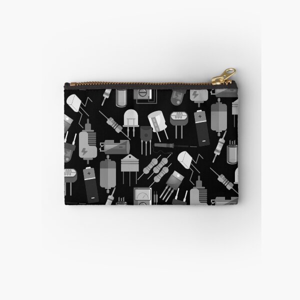 Item preview, Electronic components collage art designed and sold by EngineersArt.