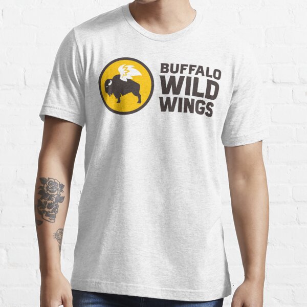 Buffalo Wild Wings Logo Grey T Shirt Size M