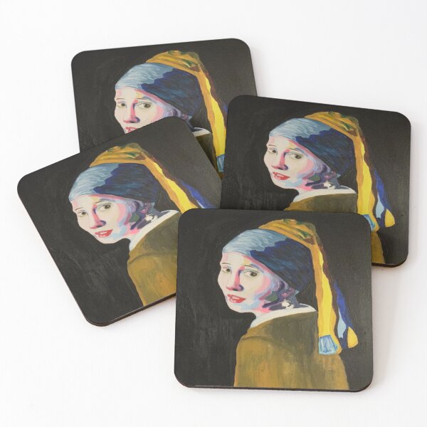 Item preview, "Girl With a Pearl Earring abstract" designed and sold by marelysmartllc.