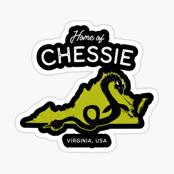 Item preview, Home of Chessie - Virginia, USA Cryptid Sea Monster designed and sold by strangeology.