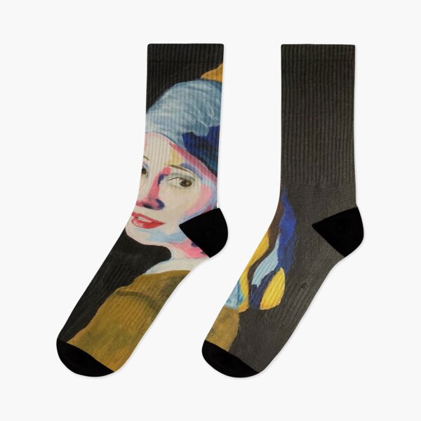 Item preview, "Girl With a Pearl Earring abstract" designed and sold by marelysmartllc.