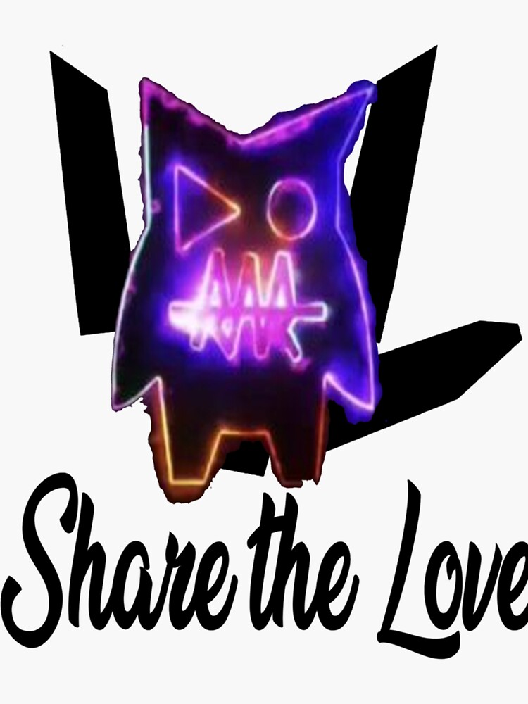 Carter Sharer Share The Love Logo Sticker For Sale By Homecosydl