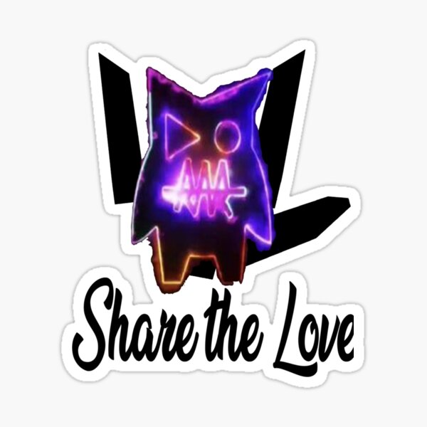 Carter Sharer Share The Love Logo Sticker For Sale By Homecosydl