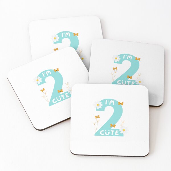 Item preview, I'm two cute, 2nd Birthday Adorable, 2 Years Old Boys and Girls Gift designed and sold by singRsong.
