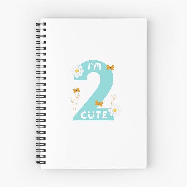Item preview, I'm two cute, 2nd Birthday Adorable, 2 Years Old Boys and Girls Gift designed and sold by singRsong.