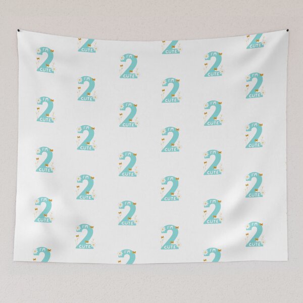Item preview, I'm two cute, 2nd Birthday Adorable, 2 Years Old Boys and Girls Gift designed and sold by singRsong.