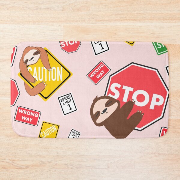 Item preview, Traffic Signs, Caution sign, stop sign, smile sign, wrong way sign, speed limit 1 sign - funny animal designed and sold by Aerithcloud01.