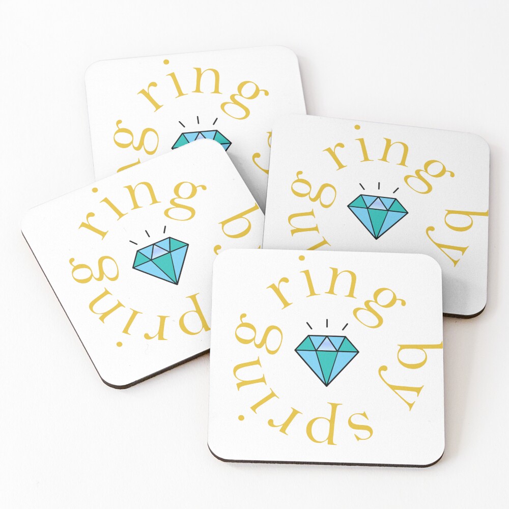 Aperçu de l'œuvre Dessous de verre (lot de 4) créée et vendue par ringbyspring.