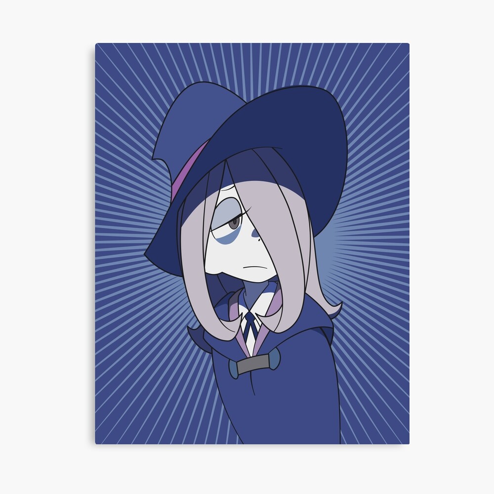 Little Witch Academia - Sucy Manbavaran Blue Background