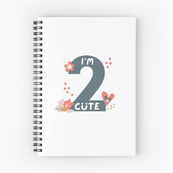 Item preview, I'm two cute, 2nd Birthday Adorable, 2 Years Old Boys and Girls Gift designed and sold by singRsong.